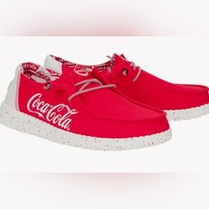 Coca-Cola Red and White Sneakers